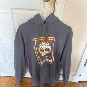 Timberland Gray Hoodie with Logo